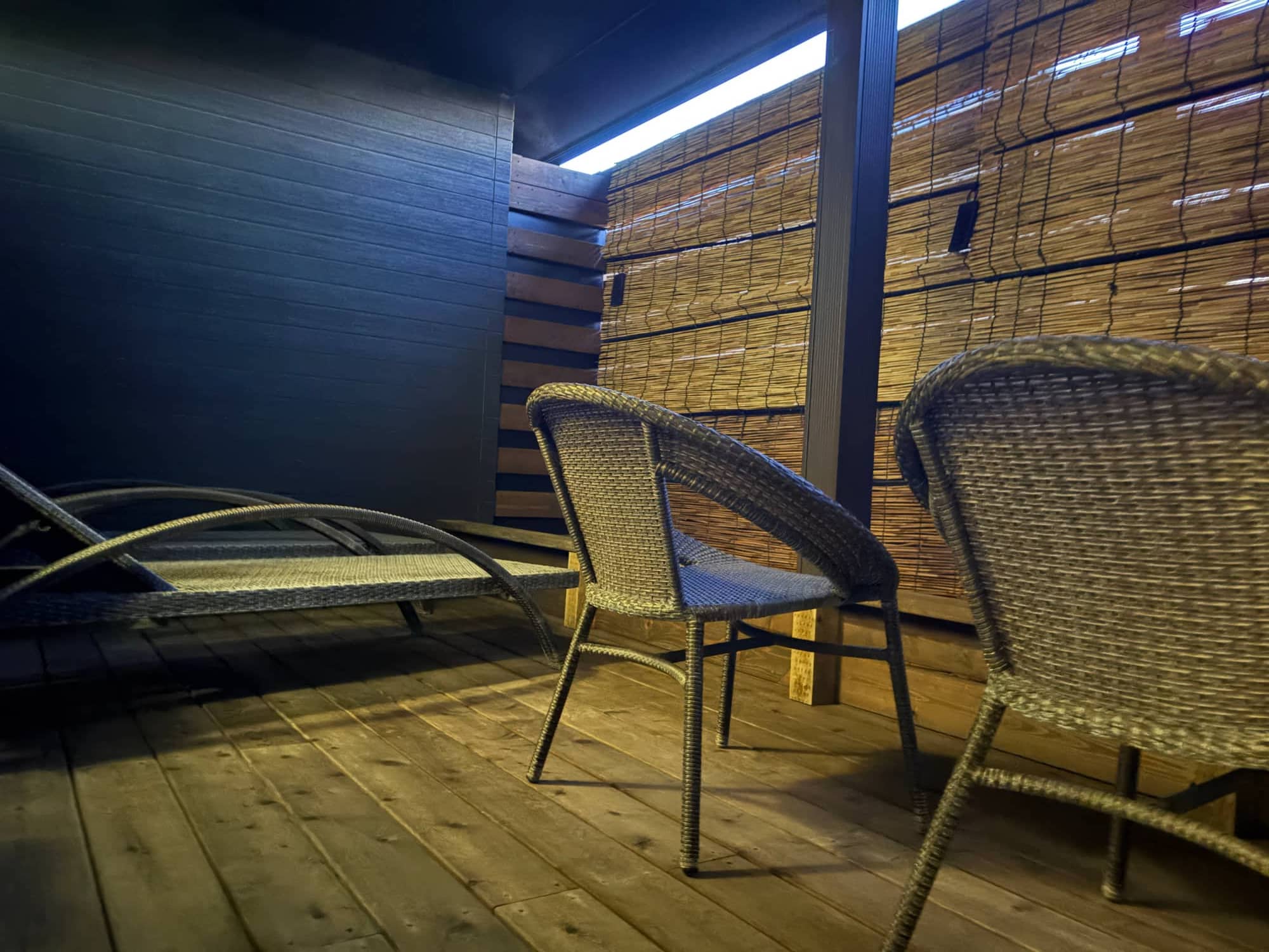 外気浴スペース